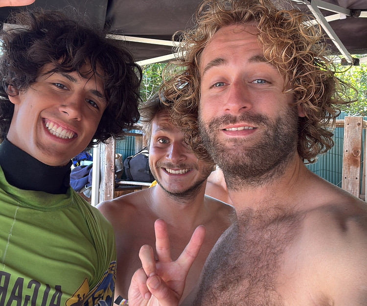 surfing and chilling 