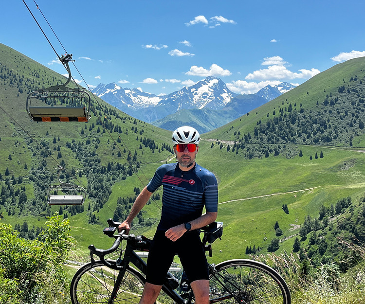 Gravel bike, kitegear and myself 
