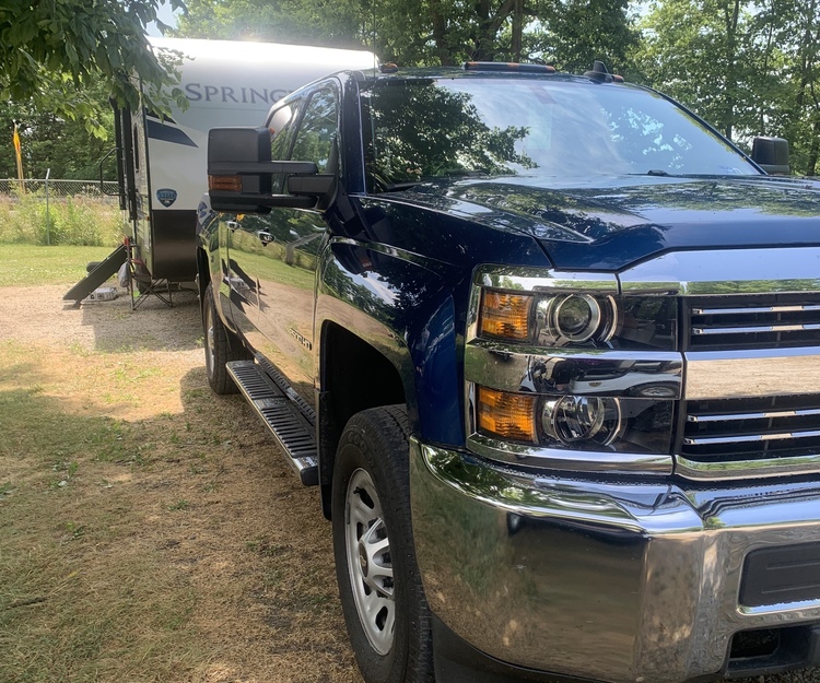 Camping trip with my new camper. Two spare beds come join me!